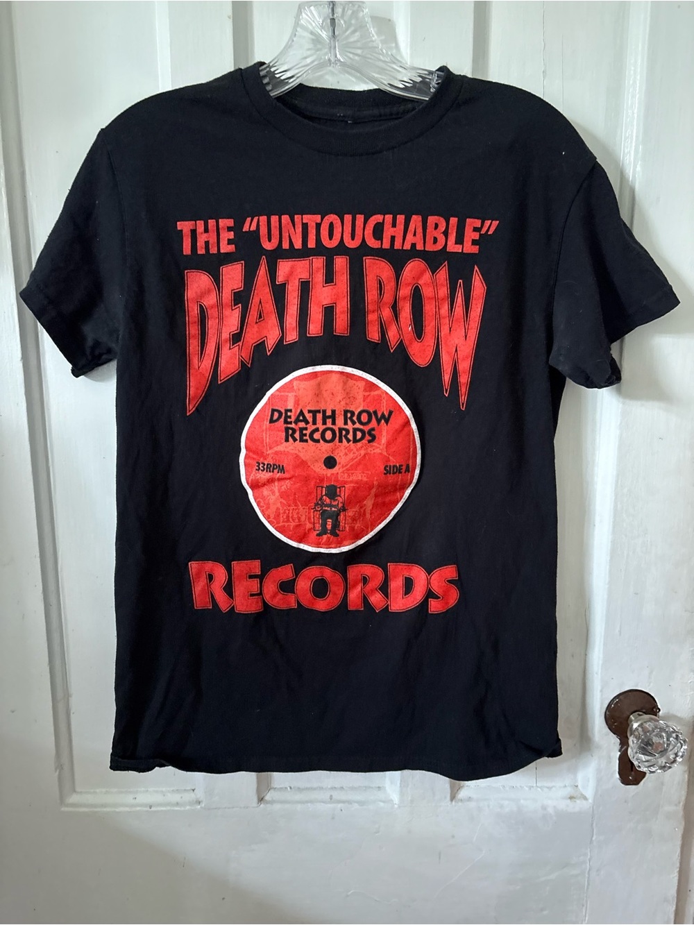 Death Row Records 'The Untouchable' Graphic Tee - Black/Red